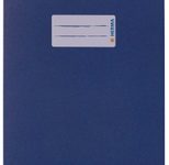 HERMA Heftumschlag glatt dunkelblau 14,8 x 21,0 cm