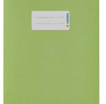 HERMA Heftumschlag glatt grasgrün 14,8 x 21,0 cm