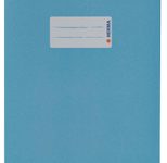 HERMA Heftumschlag glatt hellblau 14,8 x 21,0 cm
