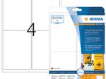 HERMA Folienetiketten Folien-Etiketten 99,1 x 139,0 mm, transparent