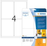 HERMA Folienetiketten Folien-Etiketten 99,1 x 139,0 mm, transparent