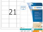 HERMA Adressetiketten SPECIAL 63,5 x 38,1 mm, transparent