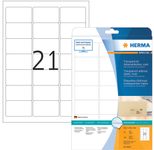 HERMA Adressetiketten SPECIAL 63,5 x 38,1 mm, transparent