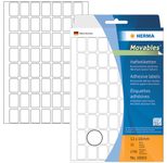 HERMA Etiketten Movables 12,0 x 18,0 mm, weiß