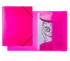 HERMA Sammelmappe Neon DIN A4 neon-pink