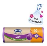 swirl® Reißfest & Dicht Duft Müllbeutel 10,0 l, lila