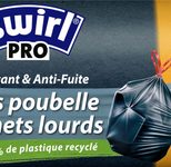 swirl® PROFI Schwerlastsäcke 60,0 l, schwarz