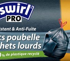 swirl® PROFI Schwerlastsäcke 60,0 l, schwarz