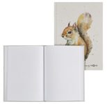 PAGNA Eichhörnchen Notizbuch DIN A5 punktraster beige