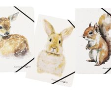 PAGNA Eckspanner Save me DIN A4 Rehkitz, Hase, Eichhörnchen