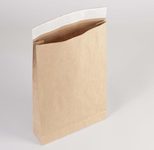 flexiPAK classic Fixverschluss Faltentaschen braun