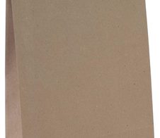 flexiPAK classic eco Doppelfixverschluss Faltentaschen natur