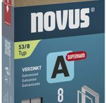 novus Tackerklammern 53/8 Feindraht hart 8 mm