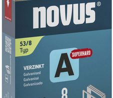 novus Tackerklammern 53/8 Feindraht hart 8 mm
