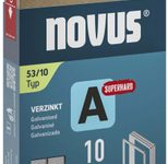 novus Tackerklammern 53/10 Feindraht hart 10 mm