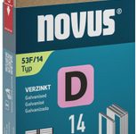 novus Tackerklammern 53F/14 Flachdraht 14 mm