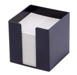 M&M Zettelbox schwarz inkl. 700 Notizzettel