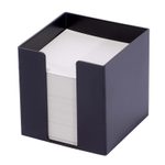 M&M Zettelbox schwarz inkl. 700 Notizzettel