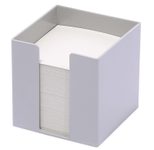M&M Zettelbox grigio (hellgrau) inkl. 700 Notizzettel