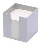 M&M Zettelbox grigio (hellgrau) inkl. 700 Notizzettel