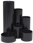 M&M Schreibtisch-Boy Stiftehalter 12,9 x 13,9 x 14,7 cm schwarz