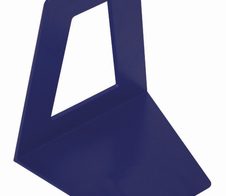 M&M Buchstützen 11,0 x 9,5 x 13,0 cm azzurra (blau)