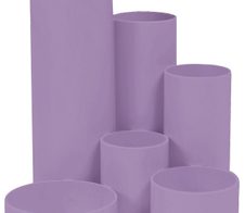 M&M Schreibtisch-Boy Stiftehalter 12,9 x 13,9 x 14,7 cm lavendel