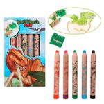 DEPESCHE Buntstifte Dino World Mini Dino Mehrfarbig