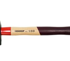 GEDORE Schlosserhammer 200 g Kopf: Stahl geschmiedet schwarz/braun/rot