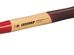 GEDORE Schlosserhammer 500 g Kopf: Stahl geschmiedet schwarz/braun/rot