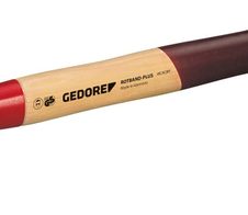 GEDORE Schlosserhammer 500 g Kopf: Stahl geschmiedet schwarz/braun/rot