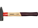 GEDORE Schlosserhammer 800 g Kopf: Stahl geschmiedet schwarz/braun/rot