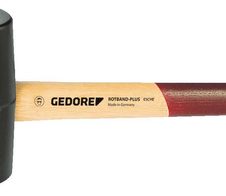 GEDORE Gummihammer 0,4 kg Ø 55 mm Kopf: Gummi schwarz/braun