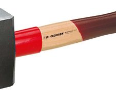 GEDORE Fäustel 1500 g Kopf: Stahl geschmiedet schwarz/braun/rot