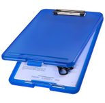 maped Klemmbrett the clip DIN A4 blau transluzent