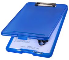 maped Klemmbrett the clip DIN A4 blau transluzent