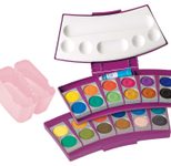 Pelikan Wasserfarbkasten 2 Wasserboxen + Deckweiß und 24 Farben