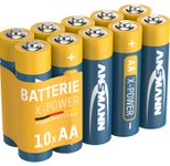 ANSMANN Batterien X-POWER Alkali-Mangan Mignon AA 1,5 V, 10 St.
