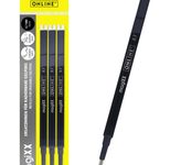 ONLINE® magiXX Gelschreiberminen 0.7 mm Schwarz