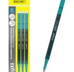 ONLINE® magiXX Gelschreiberminen 0.7 mm Türkis