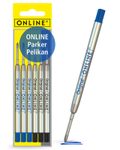 ONLINE® Kugelschreiberminen 3 St. schwarz, 3 St. blau 0.6 mm Mehrfarbig