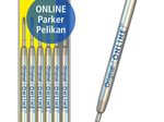 ONLINE® Kugelschreiberminen 6 St. 0.6 mm Blau