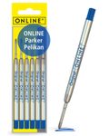 ONLINE® Kugelschreiberminen 6 St. 0.6 mm Blau