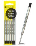 ONLINE® Kugelschreiberminen 6 St. 0.6 mm Schwarz