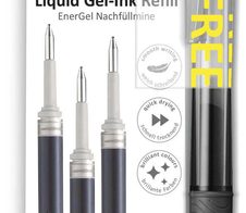 Pentel EnerGel Gelschreiberminen 0.35 mm Schwarz