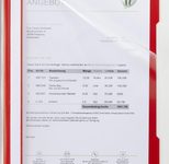 Schnellhefter DIN A4 PVC-Hartfolie rot