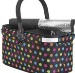 Genius Einkaufskorb Falko Duo schwarz/bunt, 25,0 l