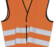 unisex Warnweste neonorange Einheitsgröße
