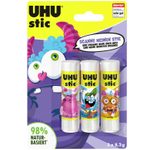 UHU MONSTER Klebestifte 3x 8,2 g