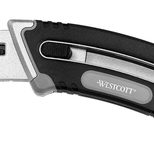 WESTCOTT Collapsible Utility Knife Cuttermesser 18 mm schwarz, silber